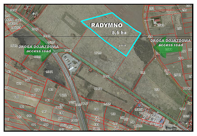 Działki w Radymnie - 5,5 ha