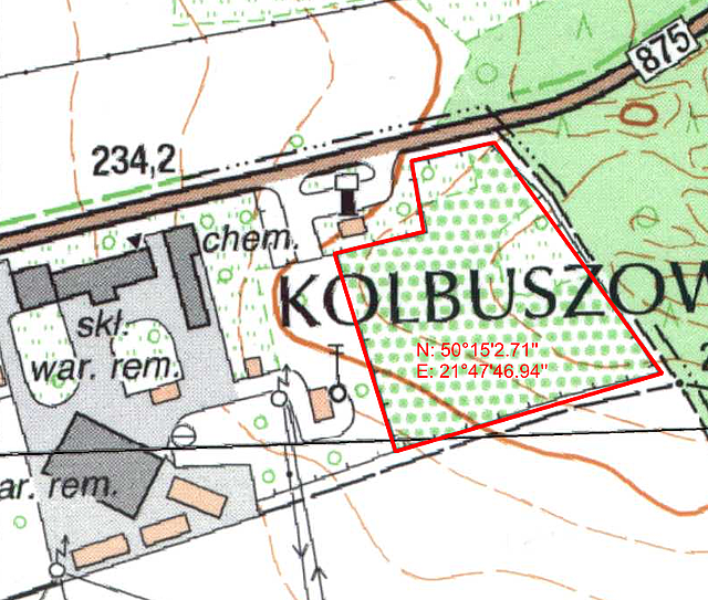 Kolbuszowa, działka nr 1549/77