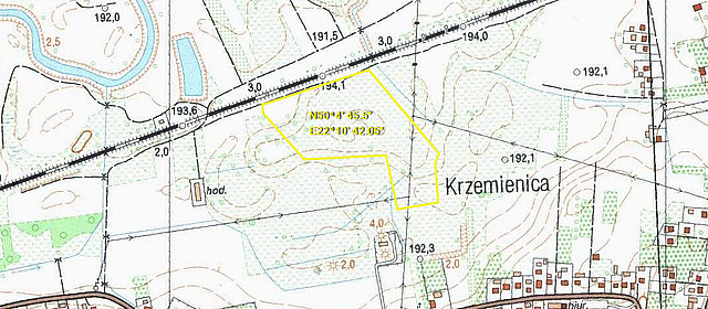 Krzemienica działka nr 3444