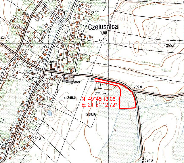 Czeluśnica - działka nr 598