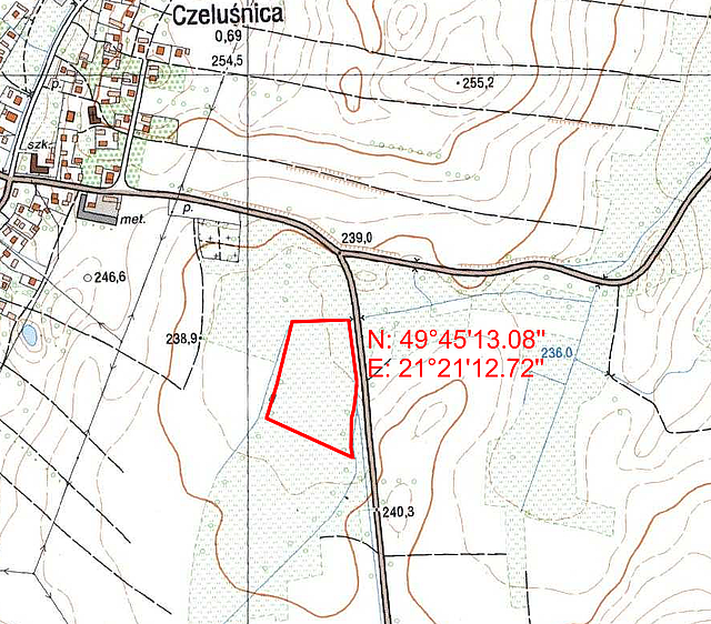 Czeluśnica - działka nr 626/1