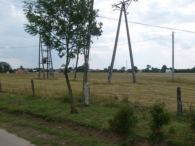 Centrum Wsi Białobrzegi w powiecie Łańcuckim